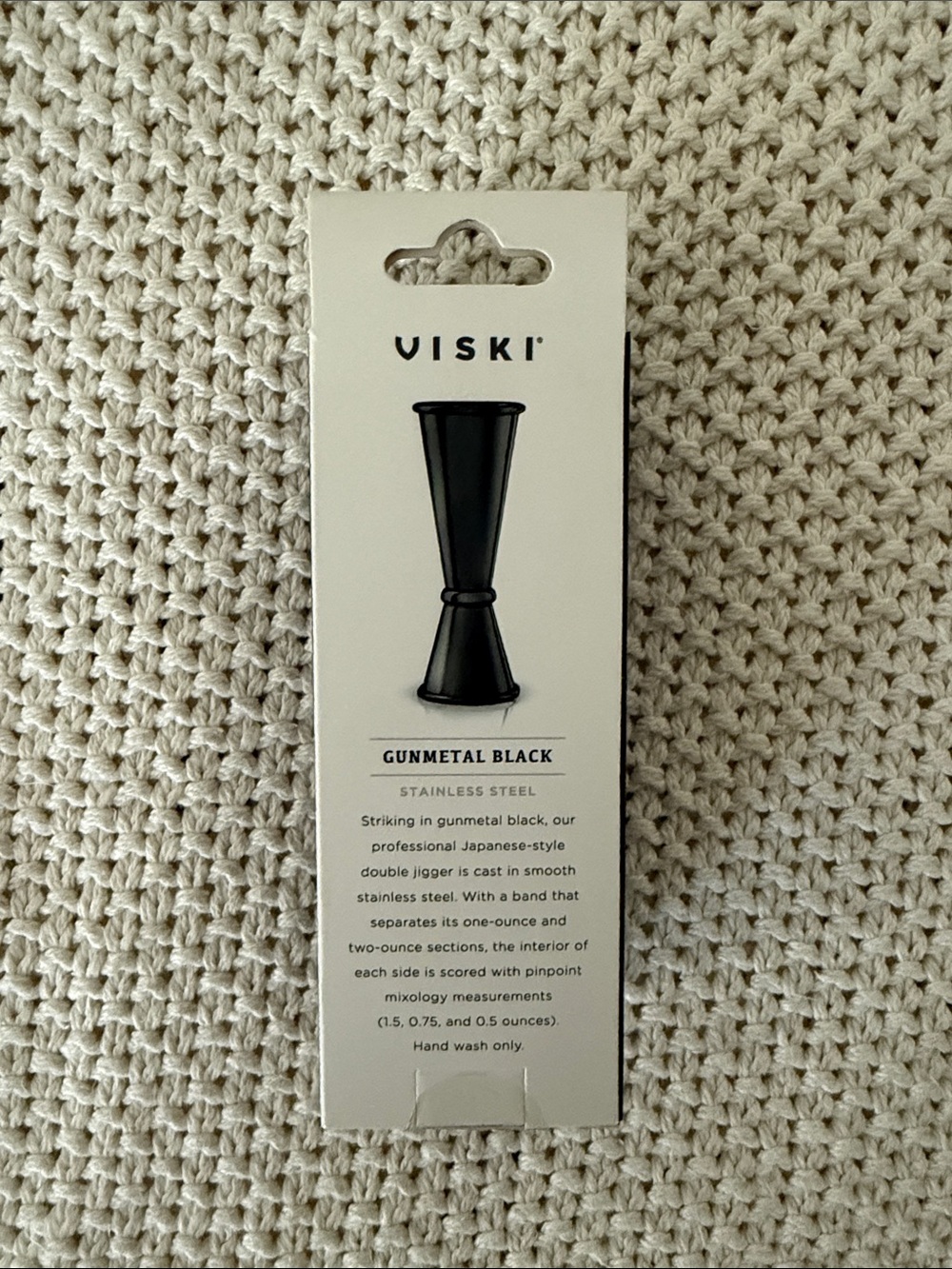 Viski Stainless Steel Cocktail Jigger - Picture 2 of 3
